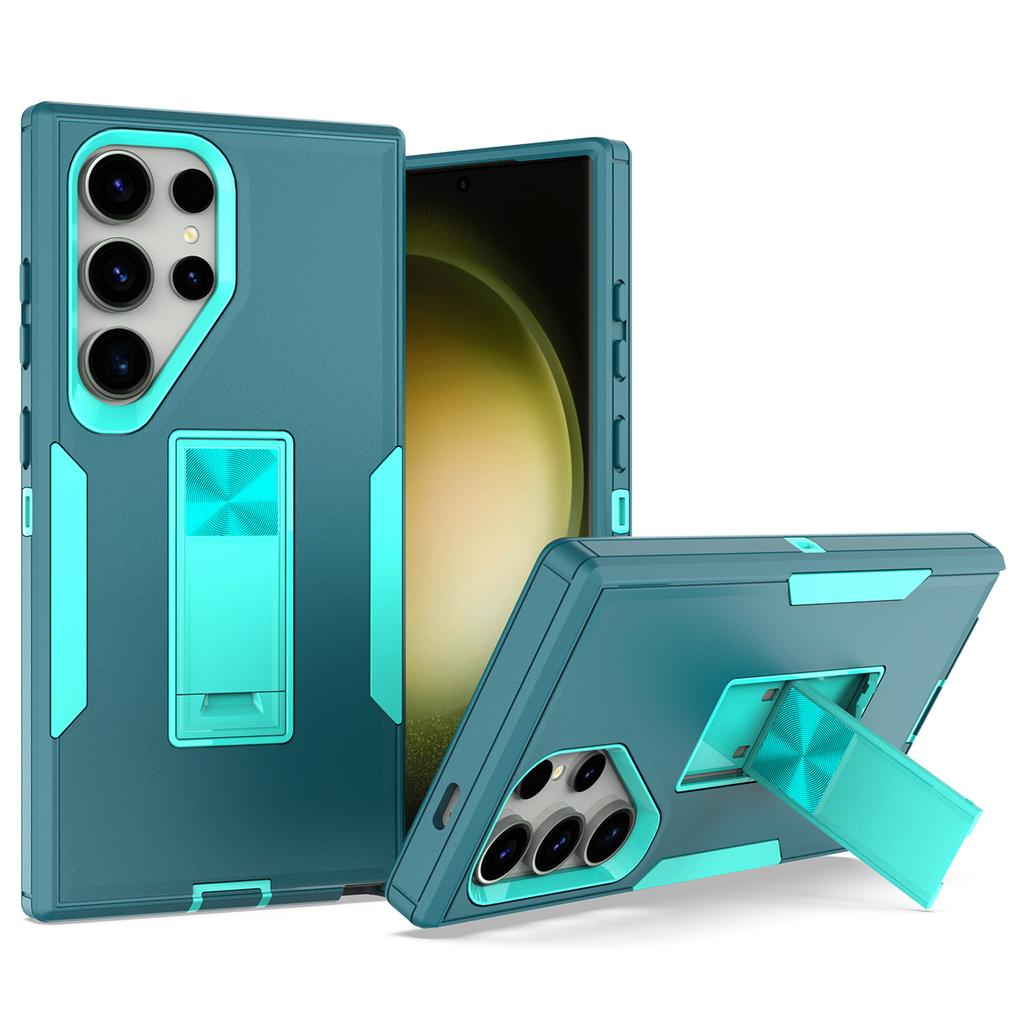 For Samsung Galaxy S24 Ultra Shockproof Case Kickstand TPU+PC Phone Cover