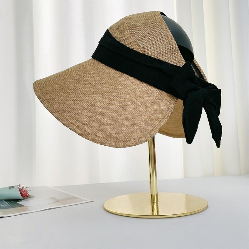 Cotton and Linen Sun Protection Hat Lightweight Beach Hats New Large Brim Hat  Beach Wear