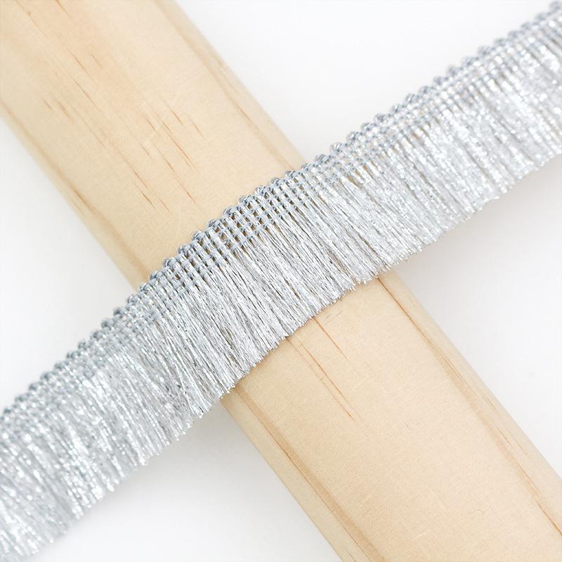 

25 Meter Sequin Tassel Trim 2.5cm Width Fringing Curtains Dance Costume Clothes Trimmings Ribbon Decor Diy Accessories 25M