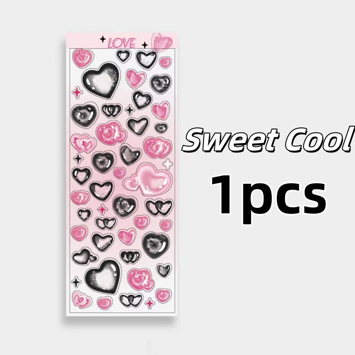 

1pcs Stars Decal Stickers Gupan Guka Sticker Diy Cup Cute Handbag Journal Stars Scrapbooking Stationery Hearts Decoration Tools