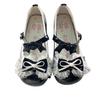 New Lace Bow Ballet Round Head Low Heel Women's Shoes