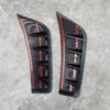 Front Bumper Wind Knife Blade For Mercedes GLC Class C253 X253  GLC260 GLC300 2020 2021 2022 Carbon Fiber Look Bumper Spoiler