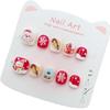 Children's Christmas Snowman Nail Stickers - Winter Design for Ages 3-12
