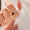 Vintage Cartoon Glaze Ring Pony Horse Opening Finger Ring Animal Horse Ring Set  Party Favors