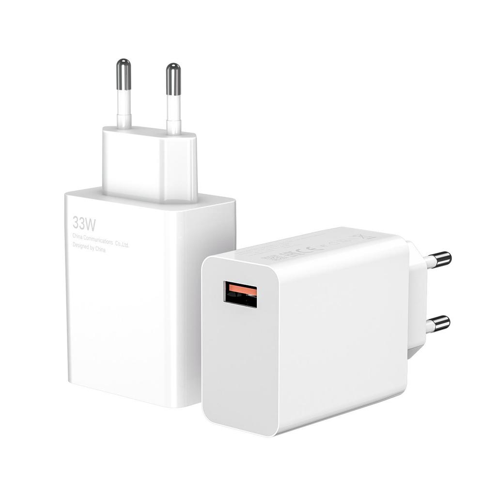 33W EU/US Fast Charger for Xiaomi 10/11 Pro & Redmi K40