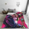 Jotaro Kujo Fleecedecken Jojo's Bizarre Adventure Anime Neuheit Überwurfdecken für Zuhause 200x150cm Tagesdecke