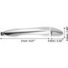 ACROPIX Rear Right Side Car Exterior Door Handle Fit for Kia Sportage 2011-2016 82662-3W030 82661-3W010 - Pack of 1 Silver Tone