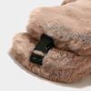 Ushanka Unisex Winter Ski Hat, Bucket Hat with Ear Flaps for Warmth, Suitable for Adults/boys/girls, Brown.