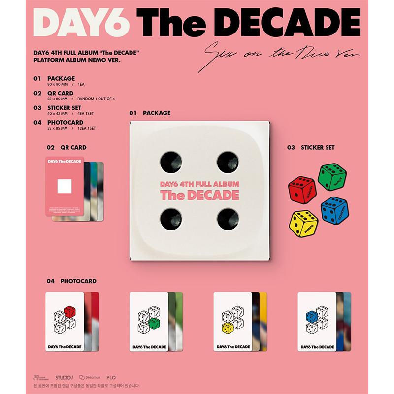 [Předobjednávka] DAY6 - 4. plnohodnotné album [The Decade] Platforma Nemo VER.