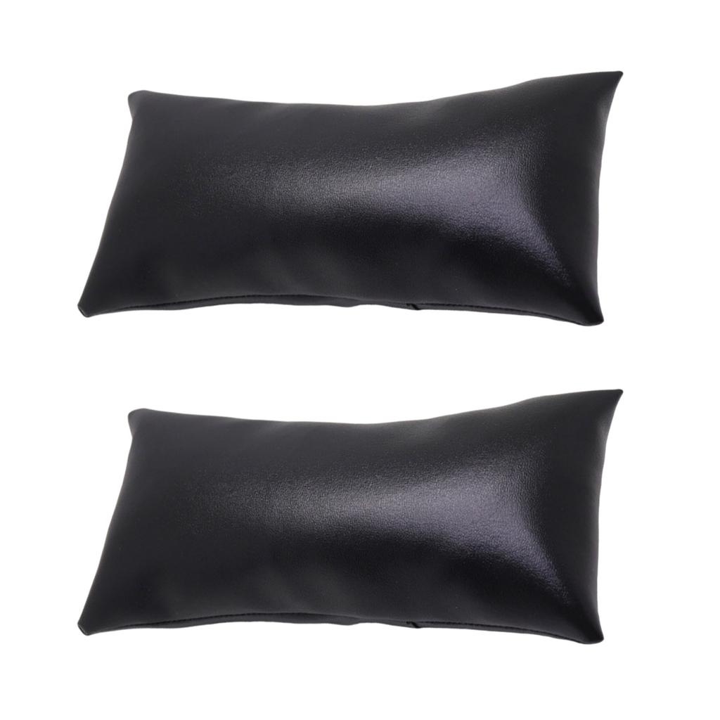 Pack of 2 PU Leather Jewelry Display Pillows Watch Pillows Watch Display Pad for Bracelets Watches Bangle Exhibits