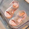 Girls' Sandals  Summer New Fashion Pearl Rhinestone Children‘s Roman Beach Shoes Baby Girls Princess Sandals