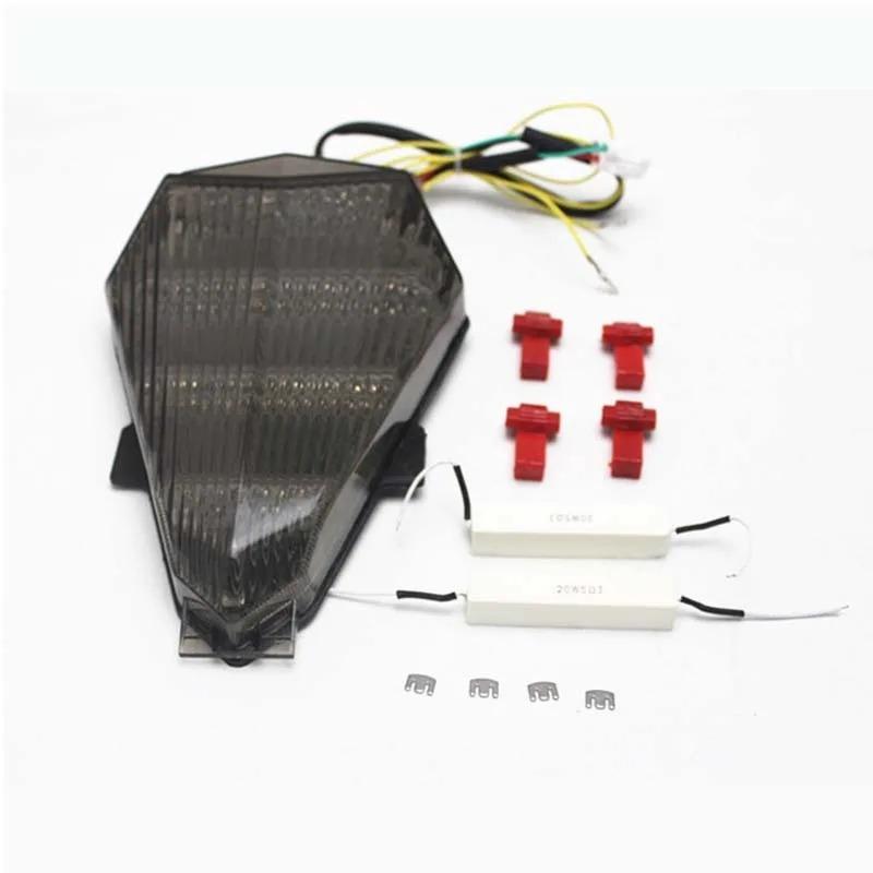 Motorcycle Tail Light Brake Turn Signals Integrated LED Light YZF R6 RJ15 2006-2012 Equipped with Directional LED Taillights
