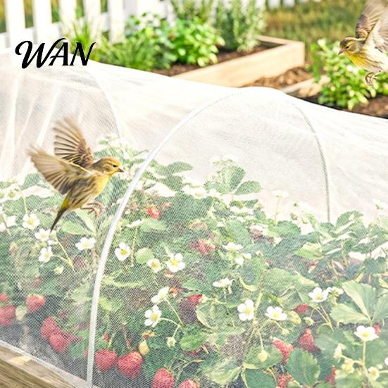 Reihenabdeckung für Pflanzen 10 Fuß Insektenbarriere Netz Feine Maschen Pflanze Garten Vogel Hochbeete Gewächshaus Gemüse Obst Beet