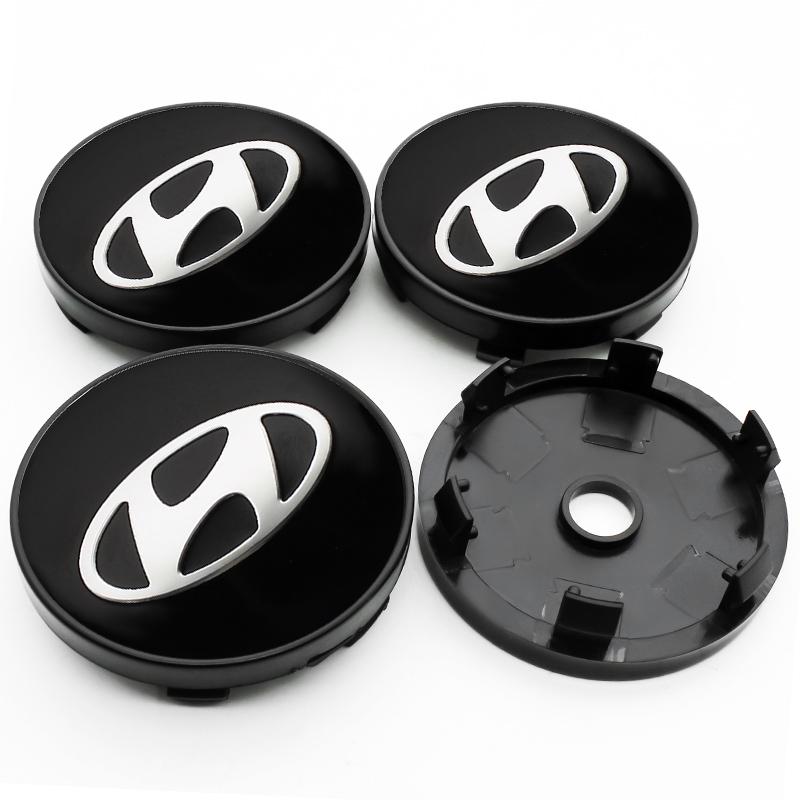 4 ks 56mm 60mm 65mm Středová krytka náboje kola auta Pro Hyundai Accent Elantra Veloster Getz Tucson i20 Krytky ráfku Samolepky Příslušenství