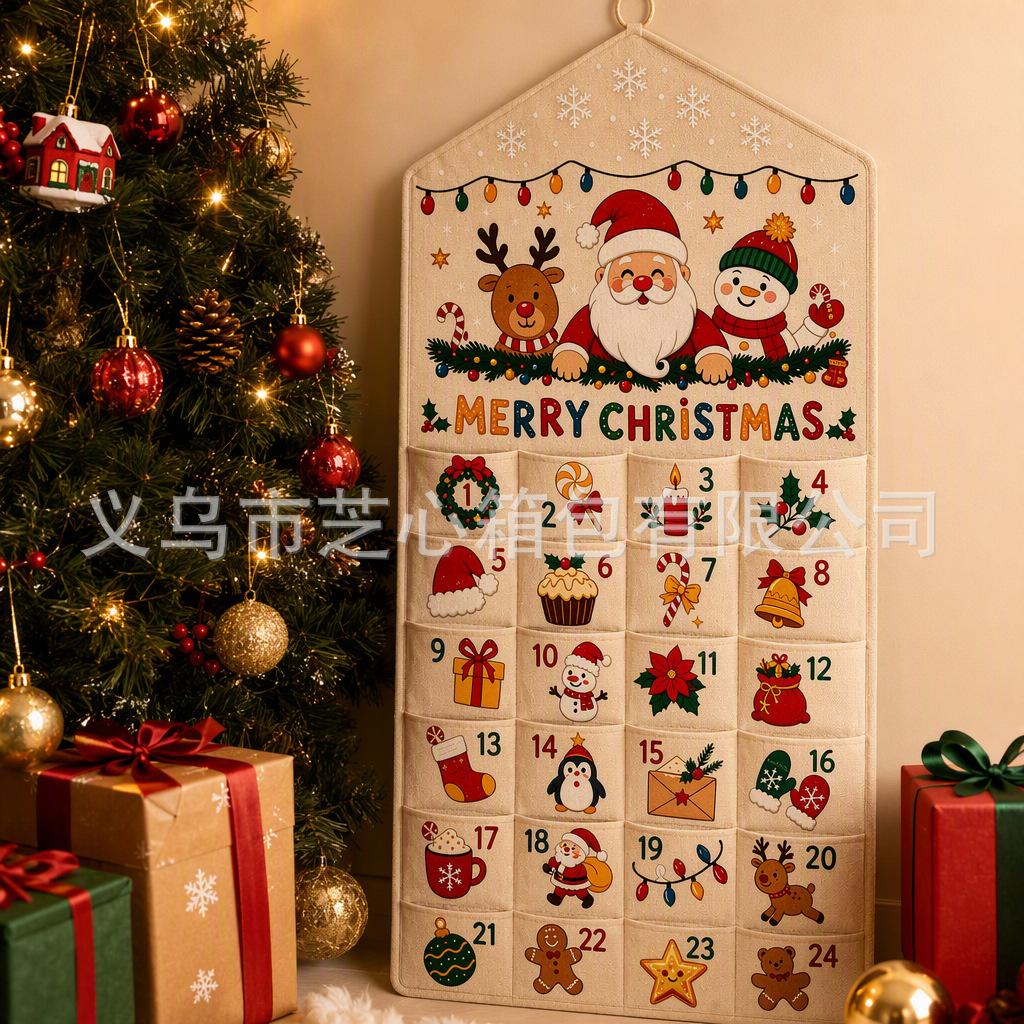 Eco-Friendly Christmas Advent Calendar Christmas Ornaments Christmas