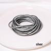 3MM Colored Leather Cord for DIY Jewelry: Round Leather Strip for Bracelet and Necklace Crafting