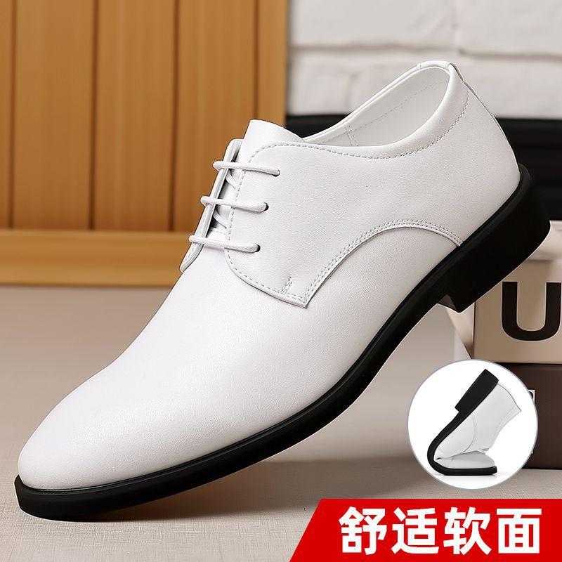 

Кожаная обувь мужская летняя полая дышащая большого размера мужская обувь мягкая кожа деловая плательная перфорированная прохладная кожаная обувь мужская со скрытой танкеткой 44