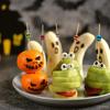 100pcs Halloween Skull Cocktail Picks Bamboo Toothpicks Fruits Sticks Appetizers Drinks Food Skewers Halloween Party Decoration