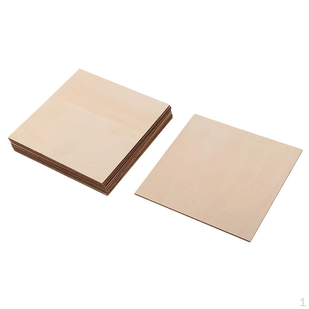 100mm/120mm/100x300mm Unfinished Blank Wood Slices Cutouts for , Painting, Writing,