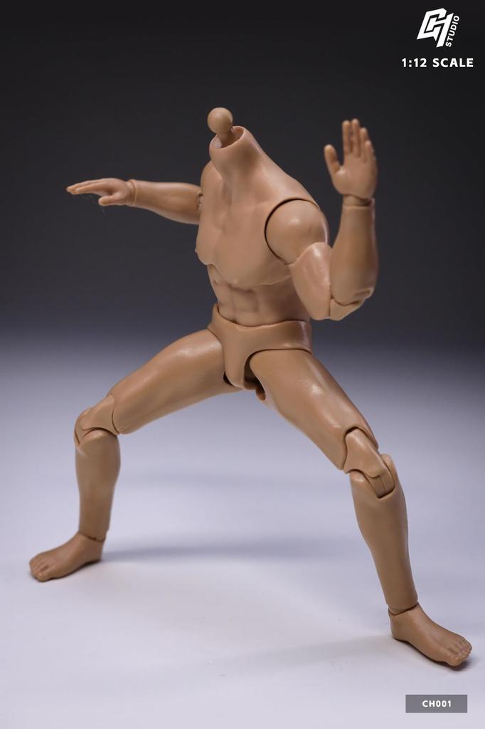 Toys Hobbies Action Figure CH studio Male Movable Action Jointed Body & [TOYBARJAPAN] 1/12 CH001/CH002 Man's (CH001)