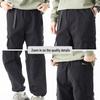 Paul Frank Men's Fleece-Lined Straight-Leg Cargo Pants