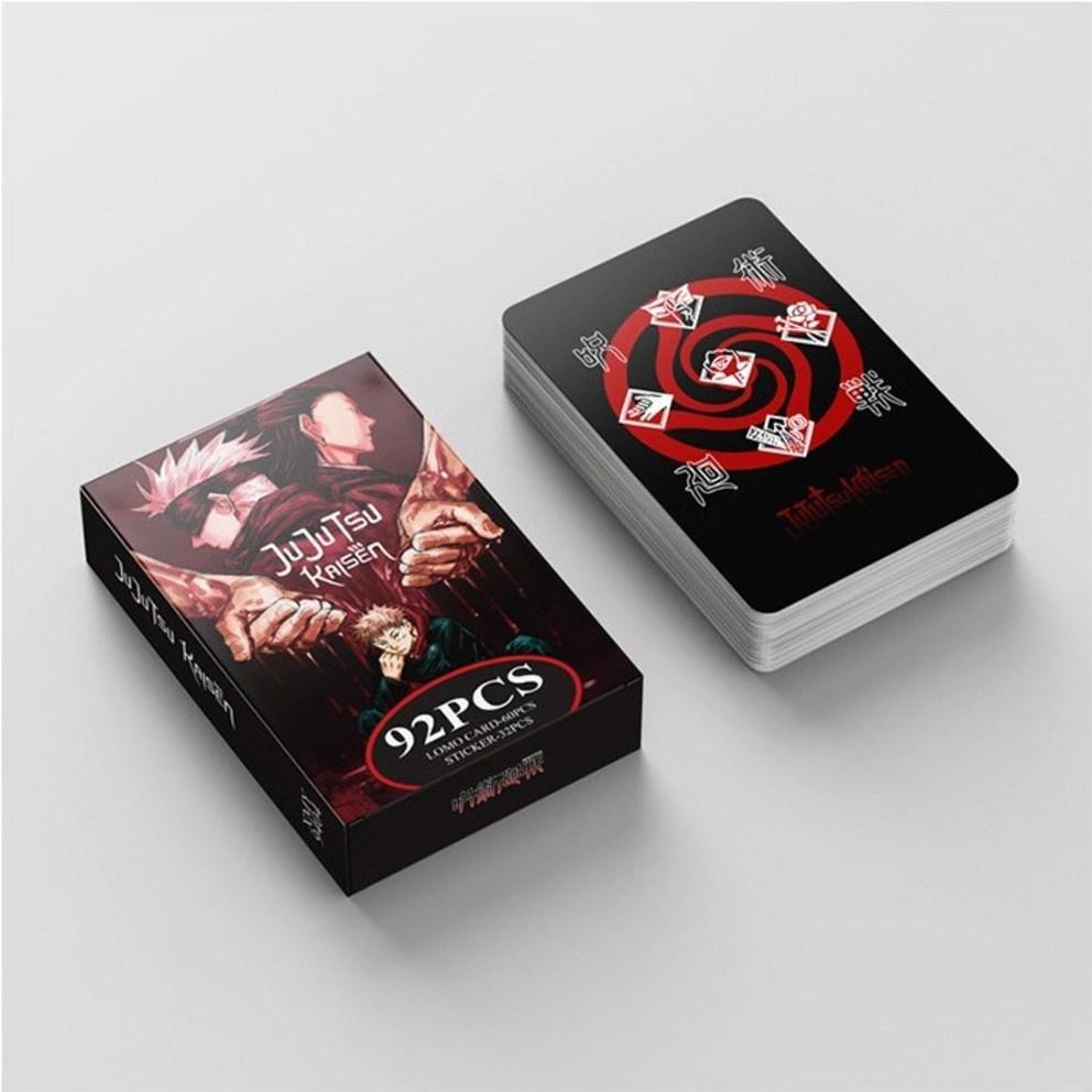 Roytan Jujutsu Kaisen Photocard Gojo Photocard 60pcs + Mini Sticker 32pcs