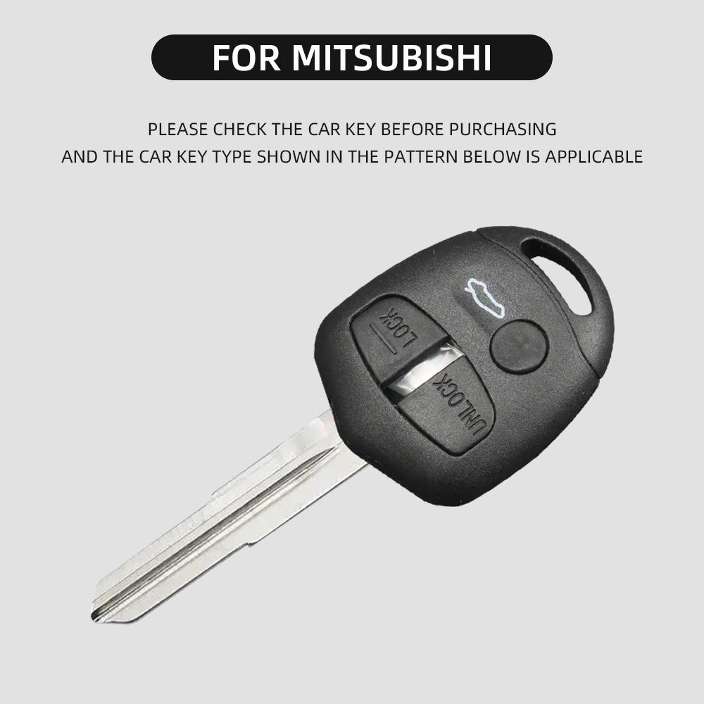 For Mitsubishi Evolution Lancer EX Grandis Outlander Triton Pajero ASX Key Case Cover TPU Shell Fob Holder Keychain Accessories