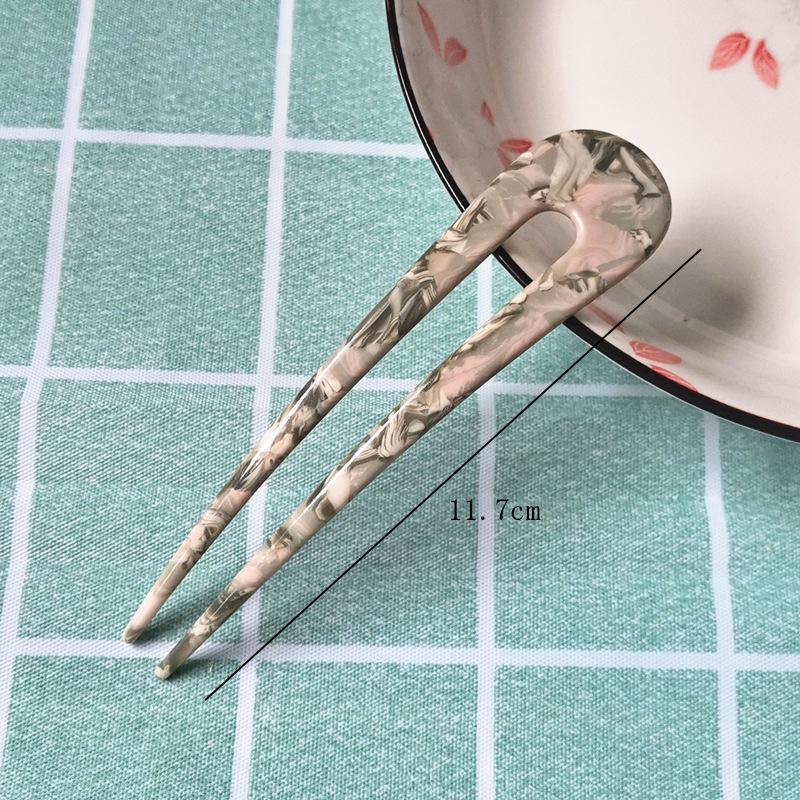 Fashion Hairpin Hair Sticks Women Hair Clip Elegant Colorful Acetate Hair Clips Girls Hair Sticks Hair Accessories Hairpin New