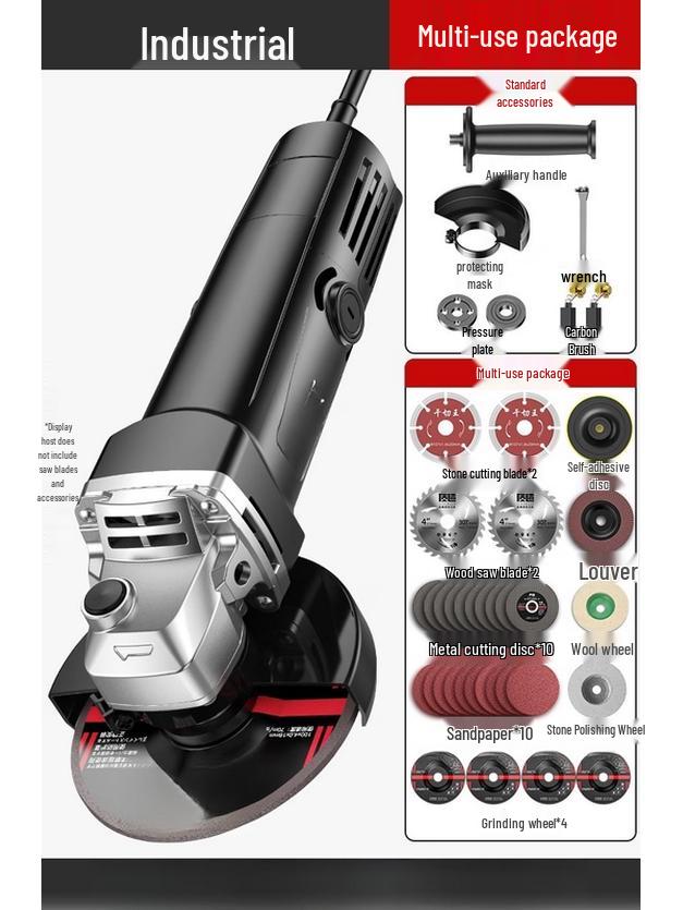 

TURBOSUN Industrial Multi-function Angle Grinder Kit CN plug (adapter included)
