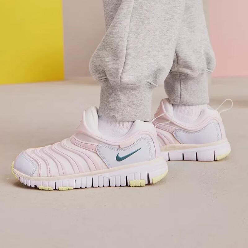 Nike Dynamo Free Comfortable Soft Bounce Low Top Kids Casual Shoes Kids Casual Shoes Pink 343738-101