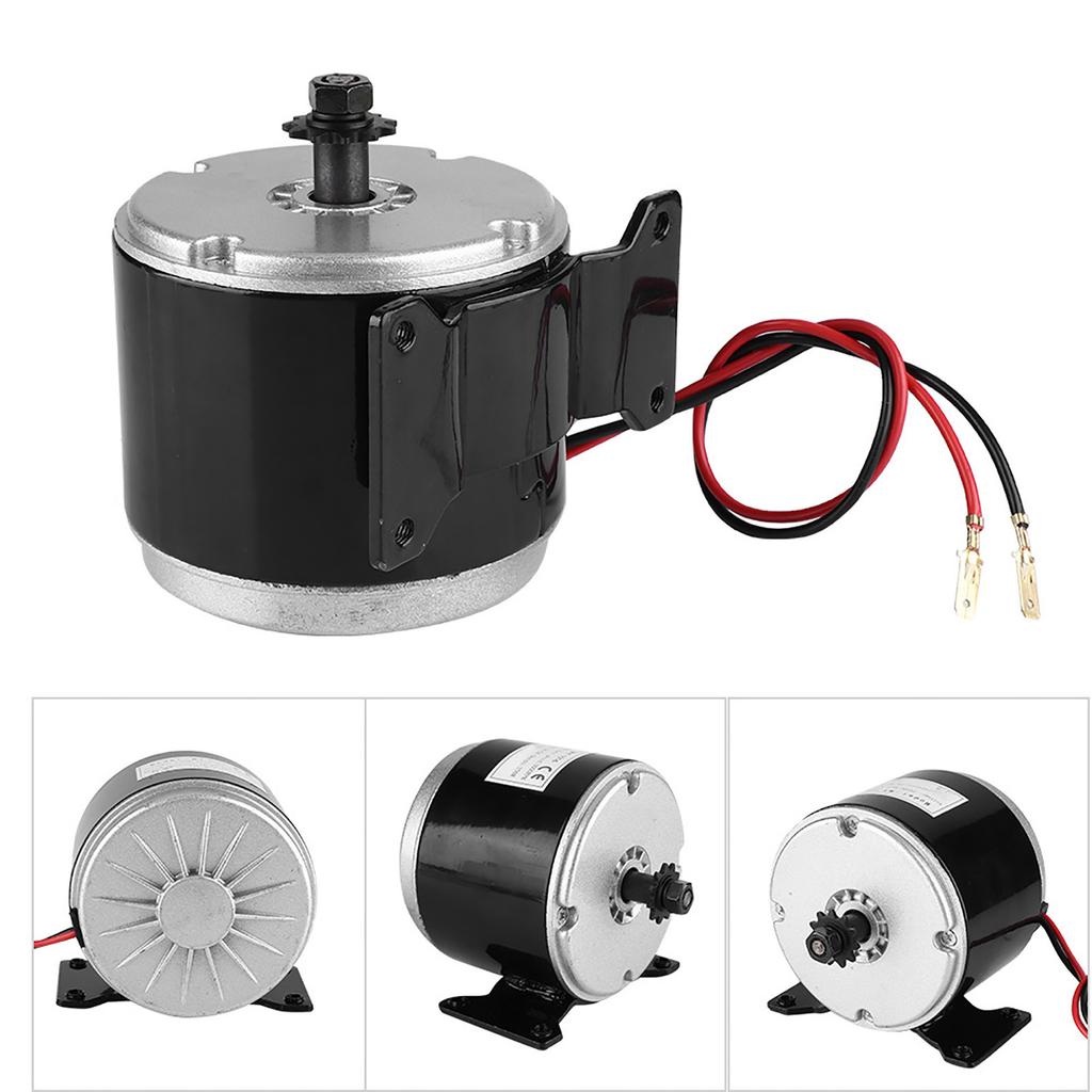 24V 350W Motor, Professional Metal Brushed Motor Replacement for Electric Scooter