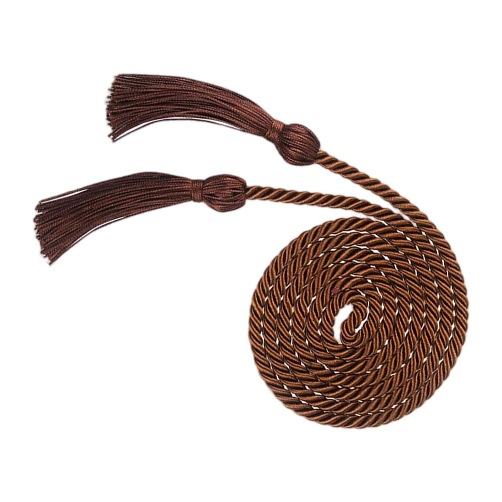 

Выпускной лист Выпускной почетный канат украшение витая веревка One Size коричневый