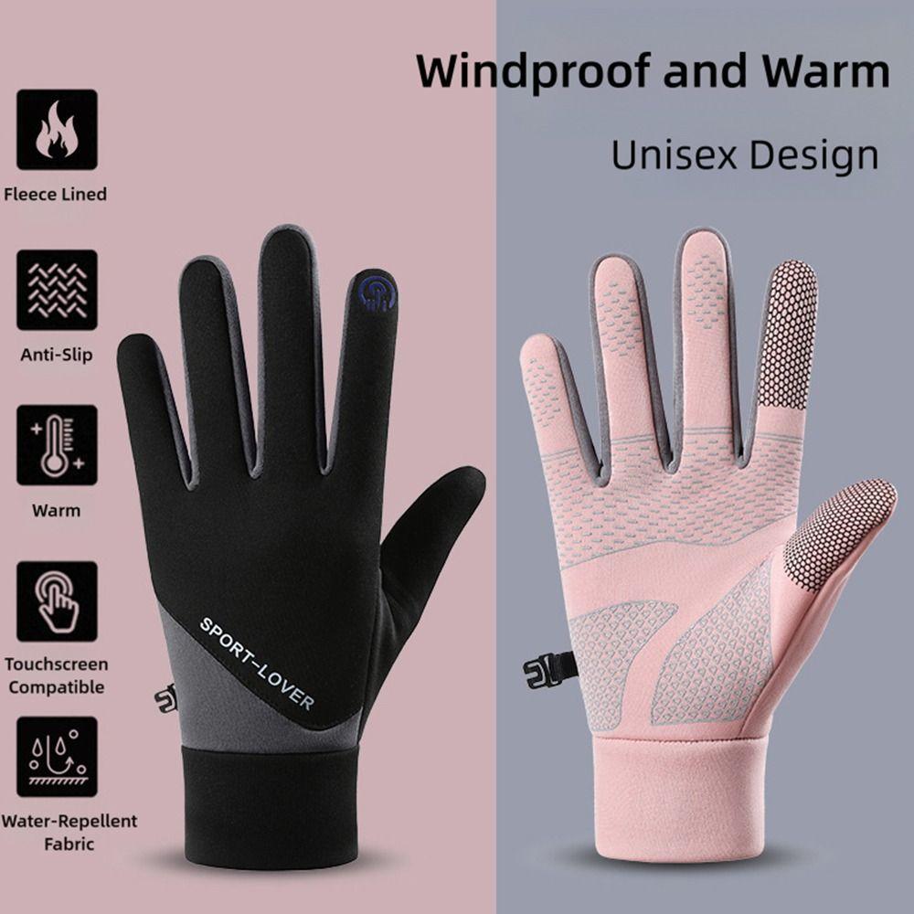 Cold Resistance Warm Mittens Windproof Waterproof Gloves  for Outdoor Running Cycling Skiing