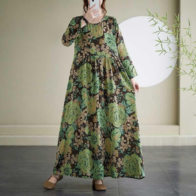 New Floral Resort Style Vintage Dresses