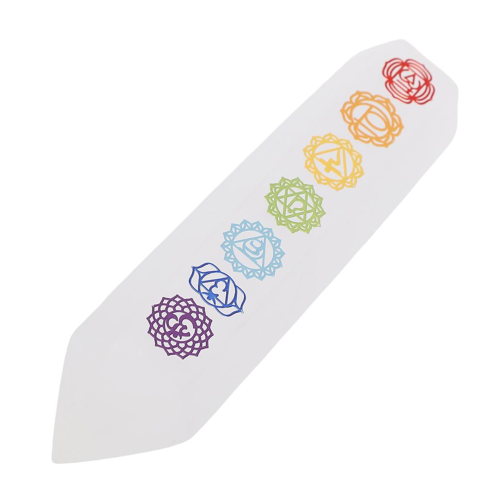 Kristallobelisk Halvtransparent Natur Kristallpelare Stav för Yoga Meditation Gåva