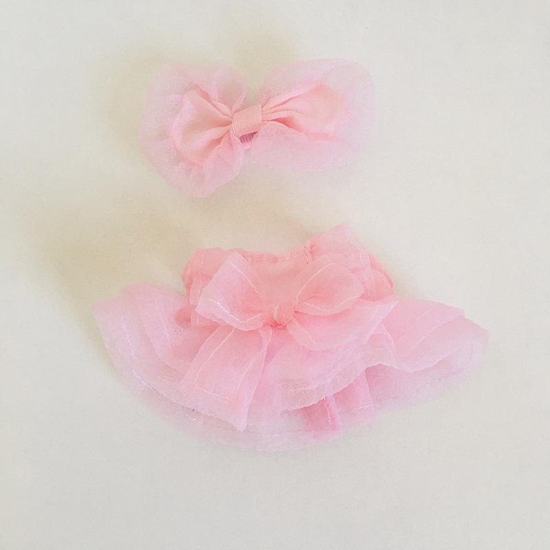 בגדי בובת קטיפה ויניל חמודה 17 ס"מ קופסה עיוורת - תליון LaBuBu שמלת אביזרים