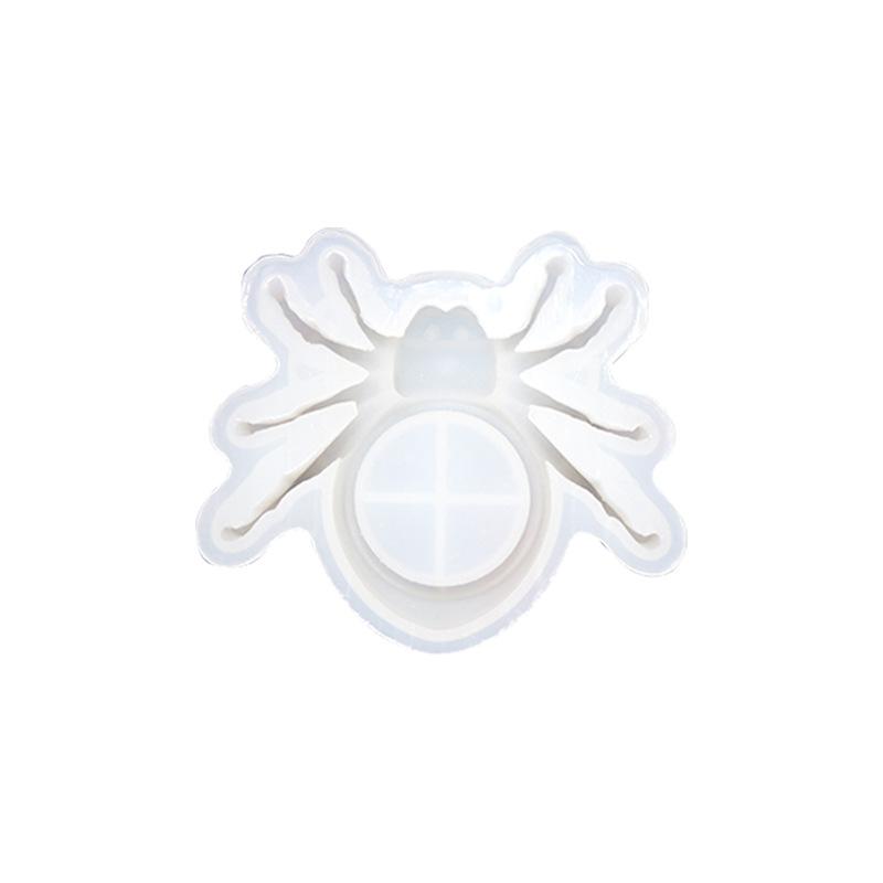 Halloween Candle Holder Mold 3D Spider Silicone Molds Gothic Spider Decor Candlestick Mold Candle Cup Mold For DIY Wedding Home