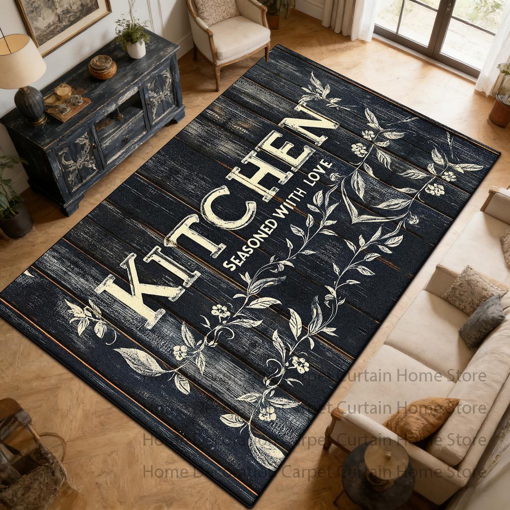 Barber Shop sign Pattern Carpet Black Living Room Bedroom Household Items Room Sofa Floor Mats Doormat Anti-slip Rug lounge