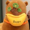 Stretch French Fries, Rich Capybara Plush Toys Store Decorations, Rich Tree, Ingot Backpack Opening Gift