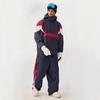 Outdoor Oversize Ski Suit for Men and Women Breathable Snow Suit Winter Warm Snowboard Suit Waterproof Windproof Pullover Skiing Jacket and Ski Pants