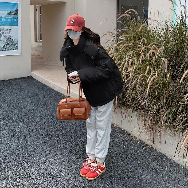 Women's Cotton-padded Clothes Women's Cotton-padded Clothes Winter Loose Hooded Thickened Cotton-padded Jackets Bread Jackets