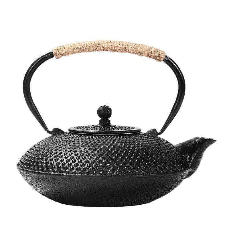 Small Cast Iron Kettle Teapot for Stove-Top Use