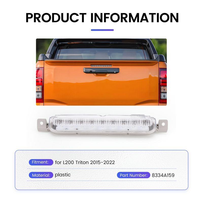 A13Z-New High Mounted Stop Lamp Assy For Mitsubishi Pickup L200 Triton 2015- Rear Third Brake Light 8334A159