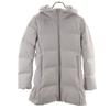 Stretch Seamless Shorts Down Coat S Gray Women Used