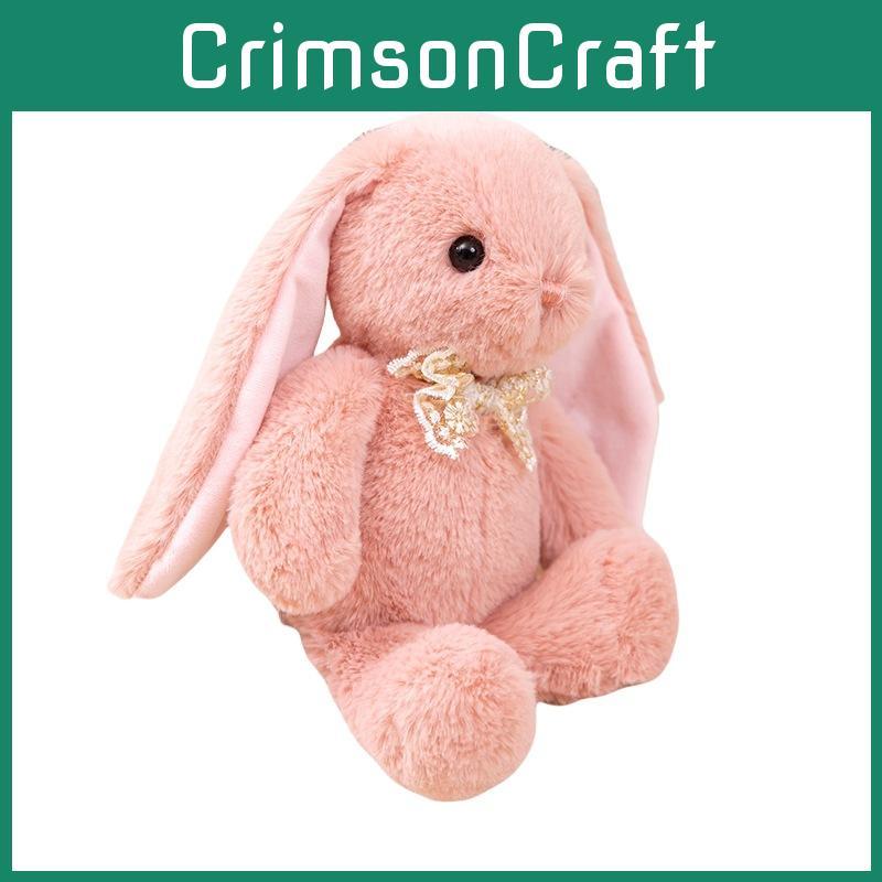 Plush Pink Rabbit Toy Stuffed Doll Cute Bunny Toys Kids Gifts Home Decoration