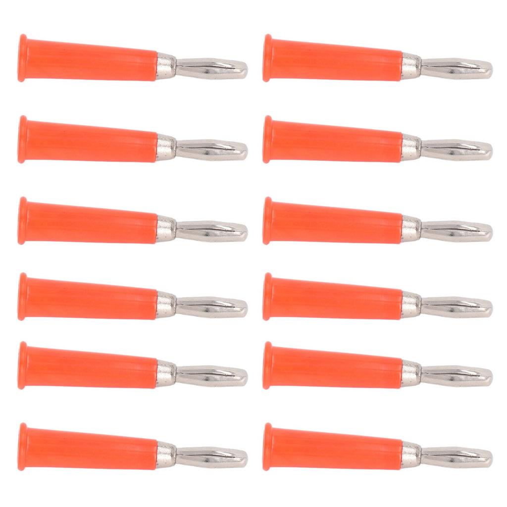 100 Stück Horn-Bananenstecker Messing-Zink-Legierung ABS geschweißte Bananenstecker Anschluss für LKW-Batterien