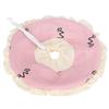 Small Pet Elizabeth Collar Protective Circle Nursing Ring for Guinea Pig Rabbit Sugar Glider Pink L Size