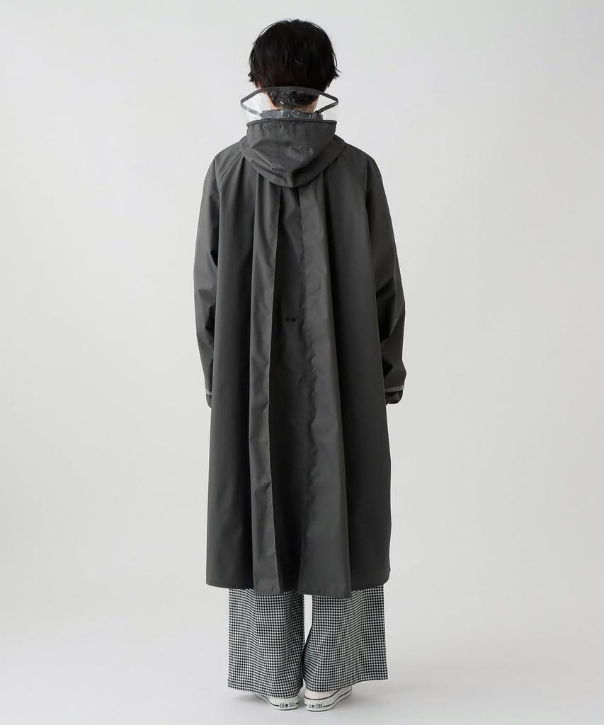 Afternoon Tea Living JK16 Tent Line Charcoal Gray Raincoat/Poncho Raincoat,