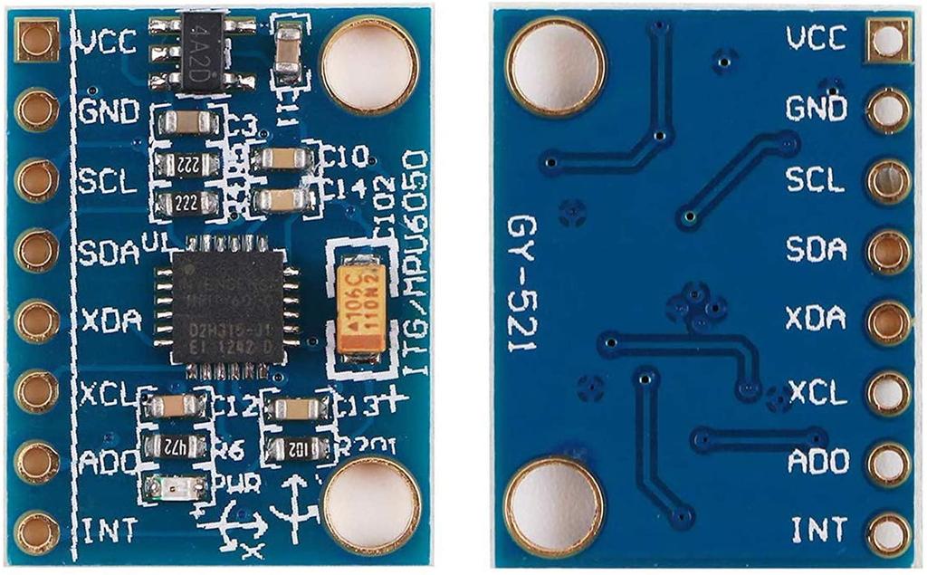 GY-521 MPU-6050 Module – 3-Axis Gyroscope & Accelerometer – For Arduino – Precise Motion Control – Green – Plastic