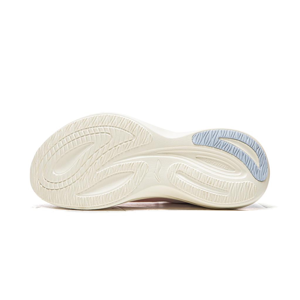 LiNing Lingbo V3 Thick Sole Height Increasing Versatile Soft Rebound Running Shoes Women Sneakers White Pink Blue ARSW112-1